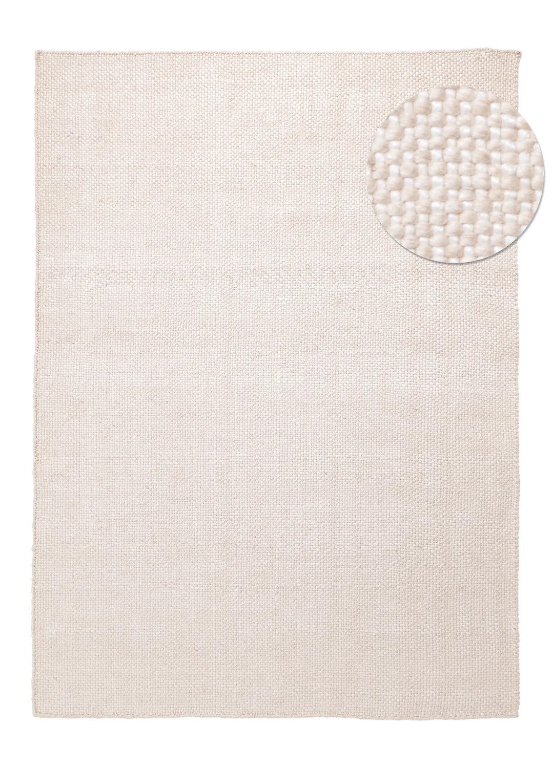 Indoor/Outdoor rug - Orta Wool Look (cream)