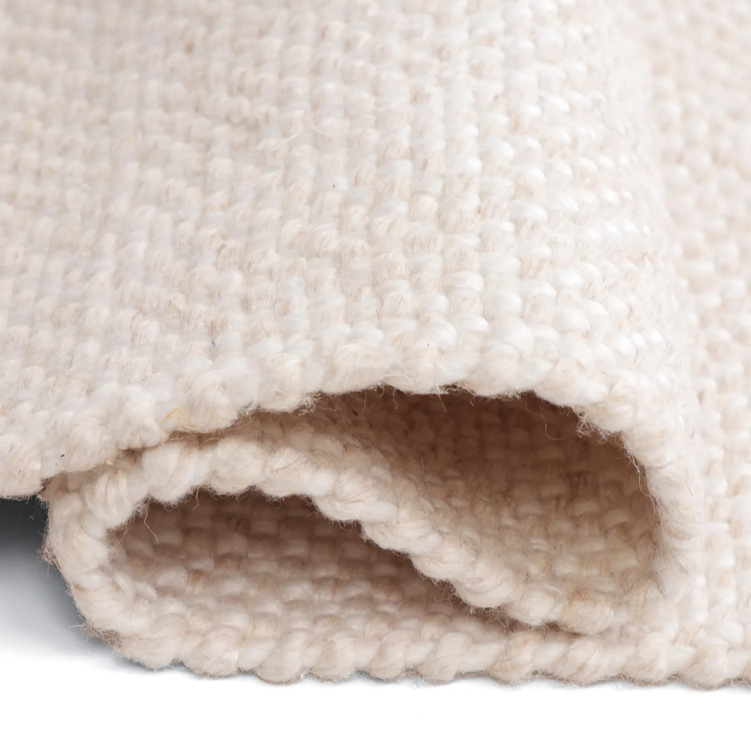 Indoor/Outdoor rug - Orta Wool Look (cream)
