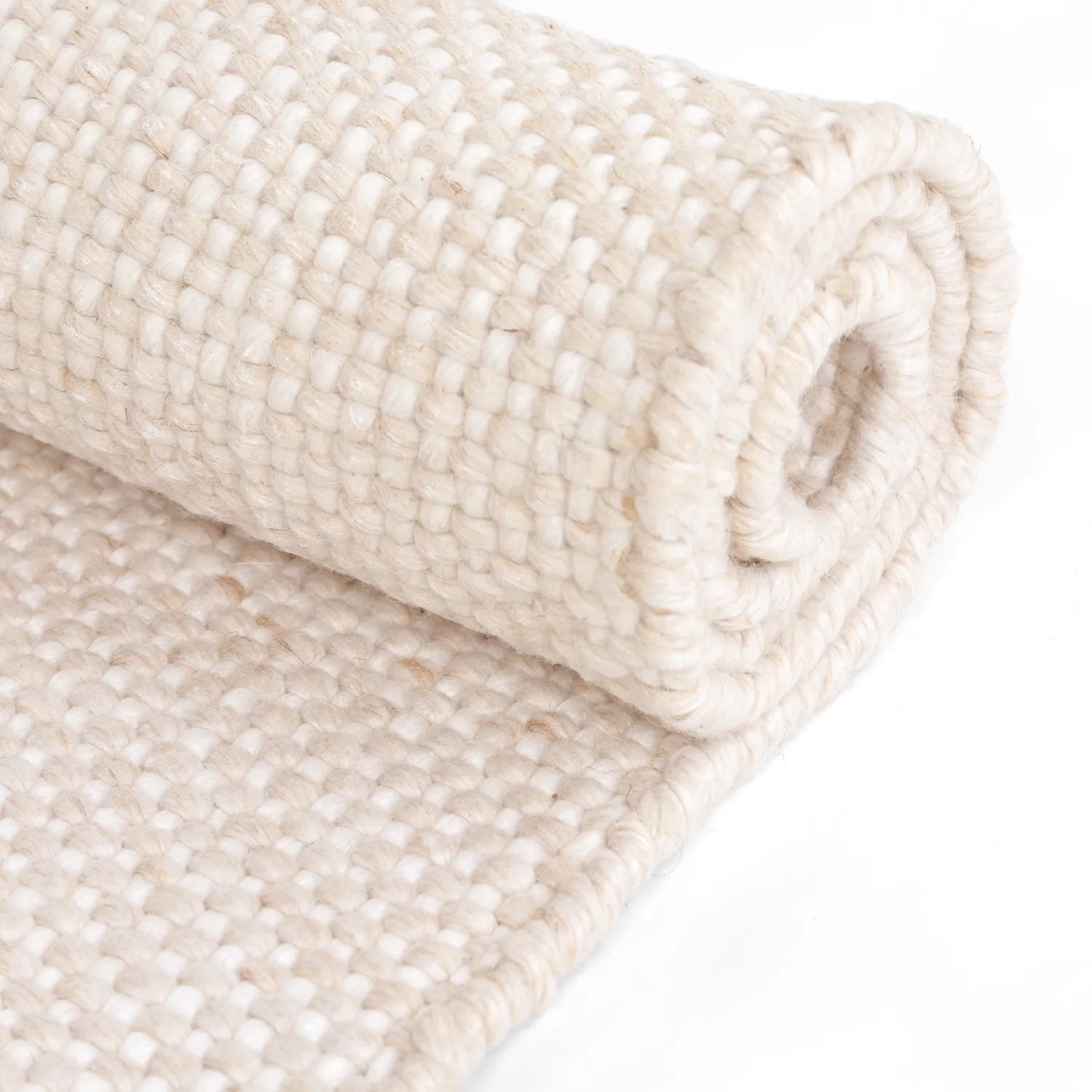 Indoor/Outdoor rug - Orta Wool Look (cream)