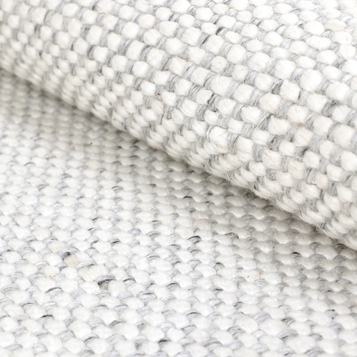 Indoor/Outdoor rug - Orta Wool Look (light grey)
