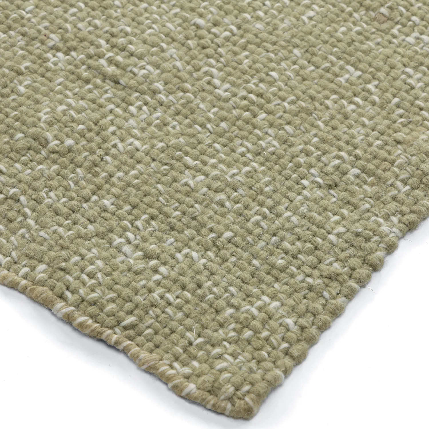 Indoor/Outdoor rug - Orta Wool Look (moss green)