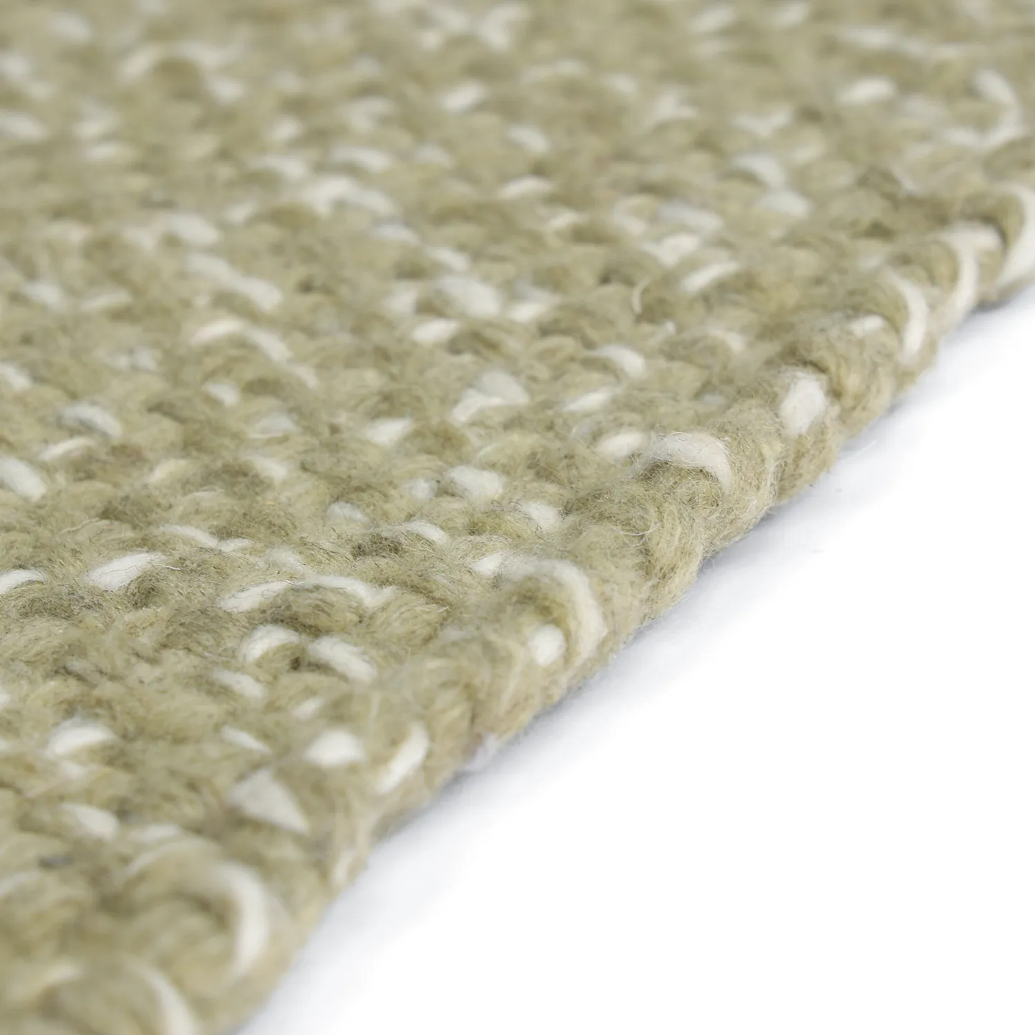 Indoor/Outdoor rug - Orta Wool Look (moss green)