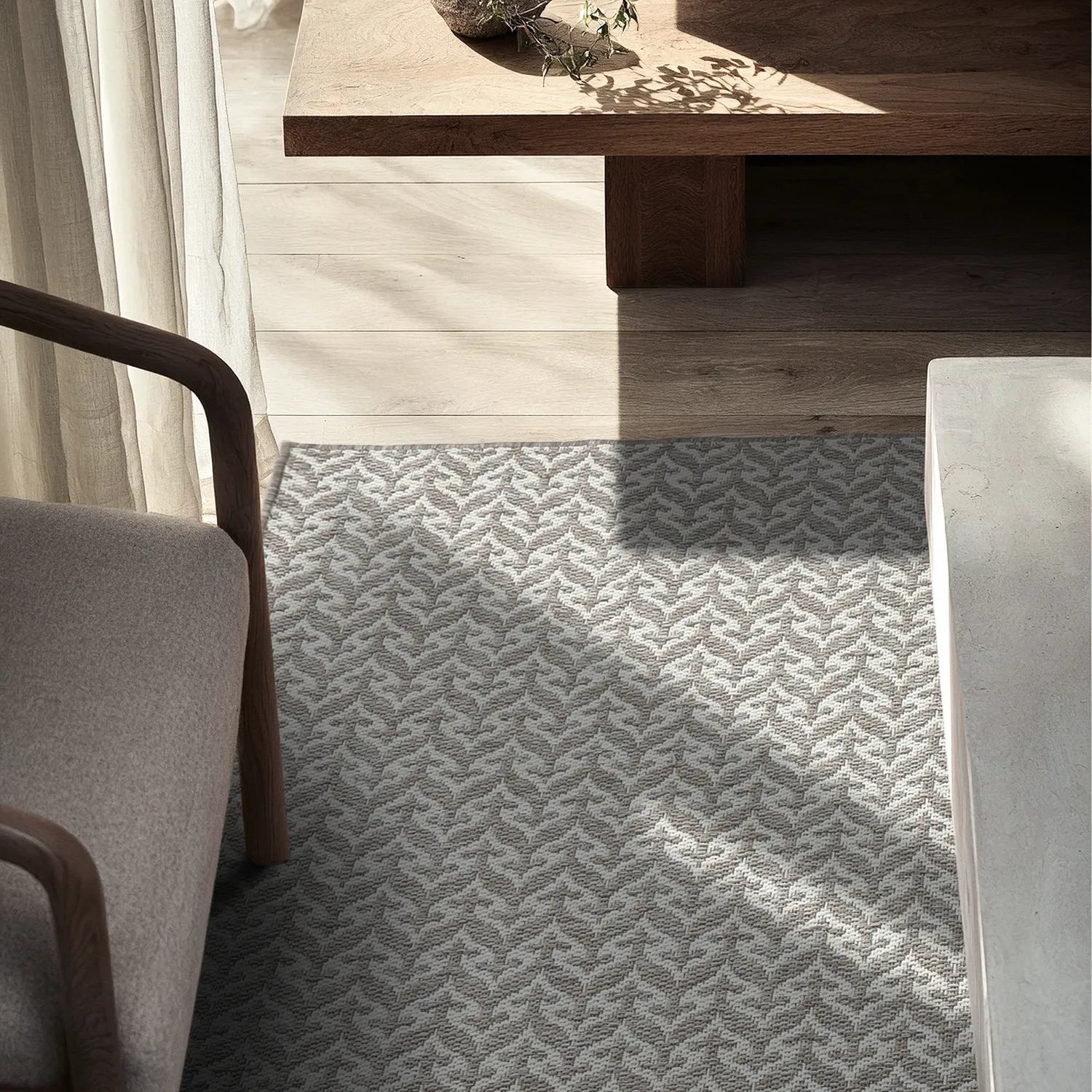 Indoor/Outdoor rug - Sfax (taupe)