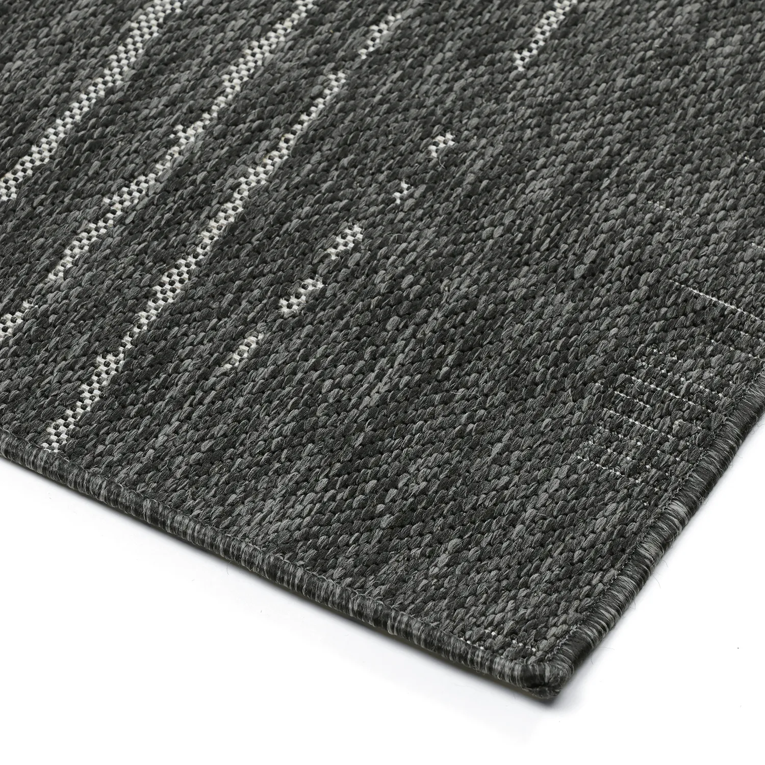 Indoor/Outdoor rug - Ragusa (black/cream)
