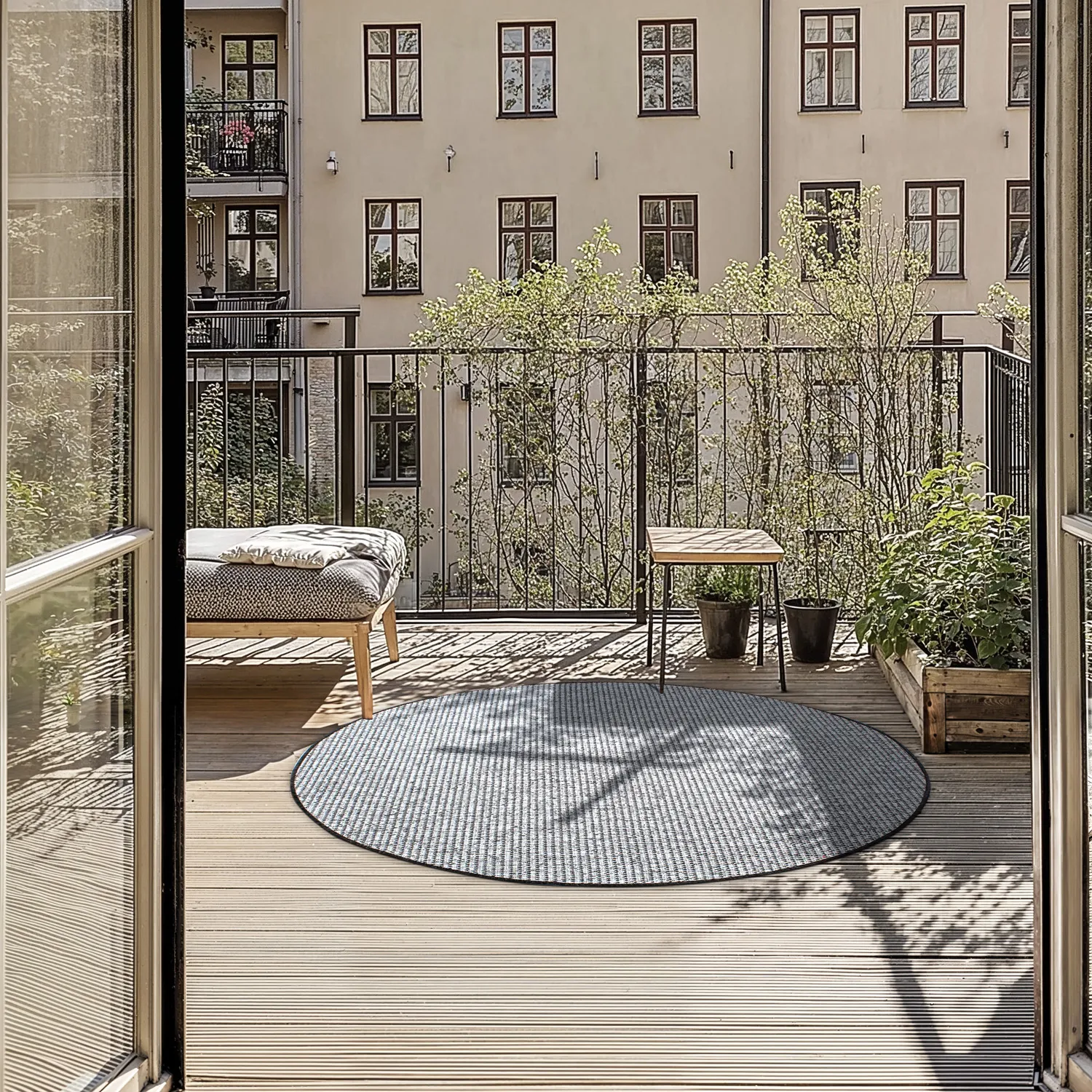 Round rug - Bergen (anthracite)