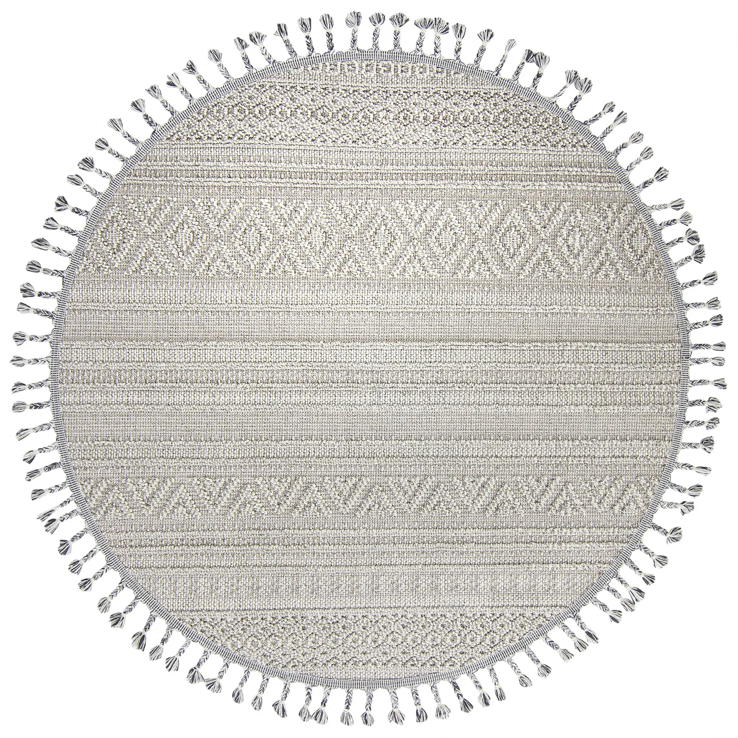 Round rug - Indoor/Outdoor Athena (beige)
