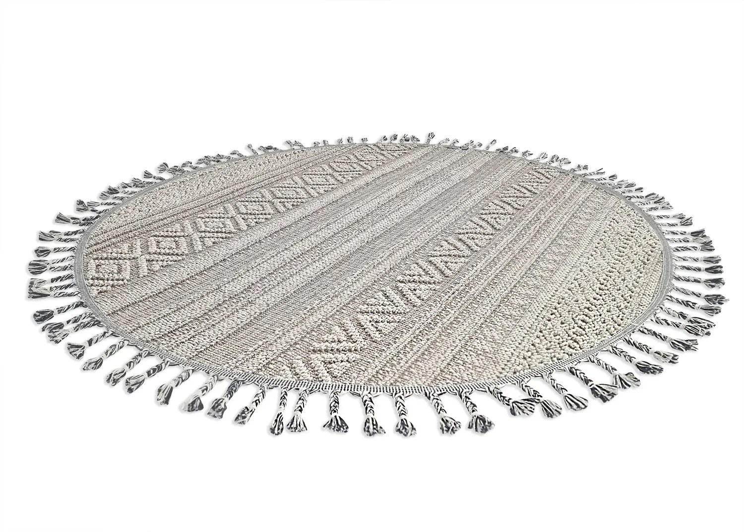 Round rug - Indoor/Outdoor Athena (beige)