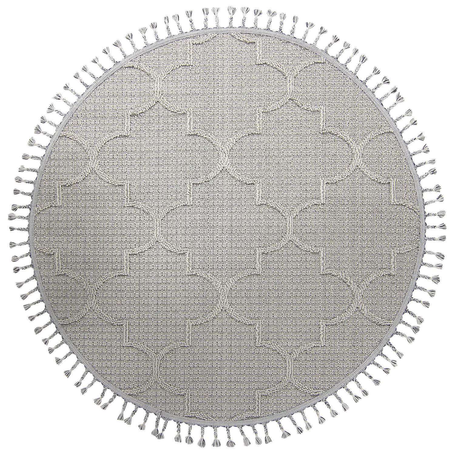 Round rug - Indoor/Outdoor Santos (beige)