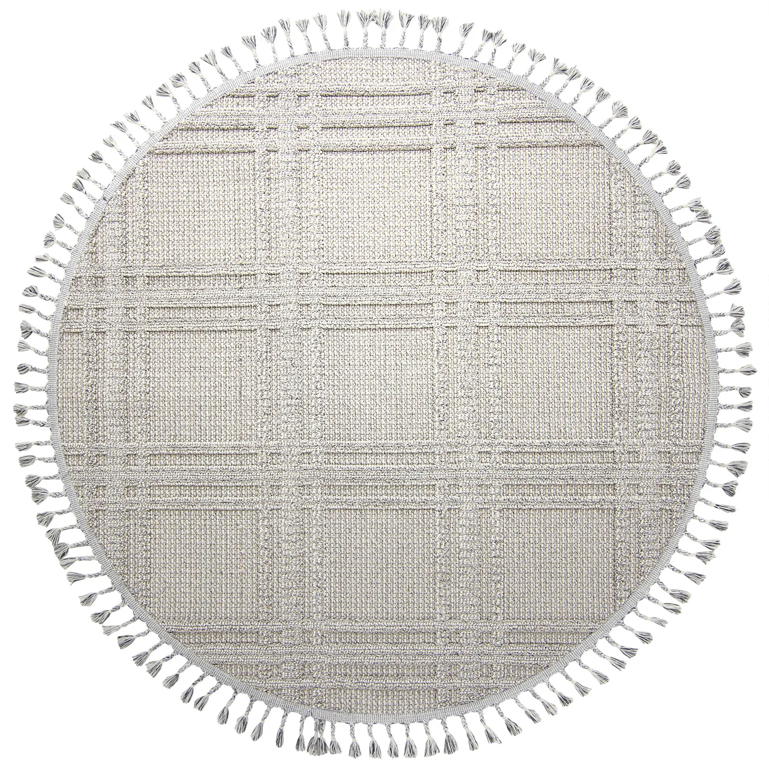 Round rug - Indoor/Outdoor Victoria (beige)