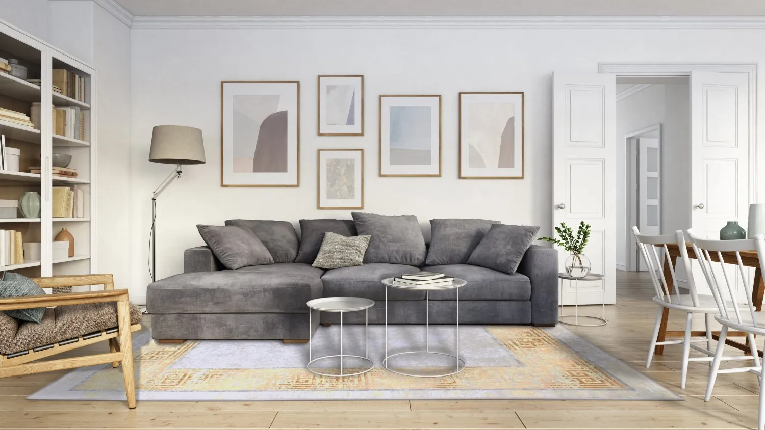 Wilton rug - Tilos (grey)