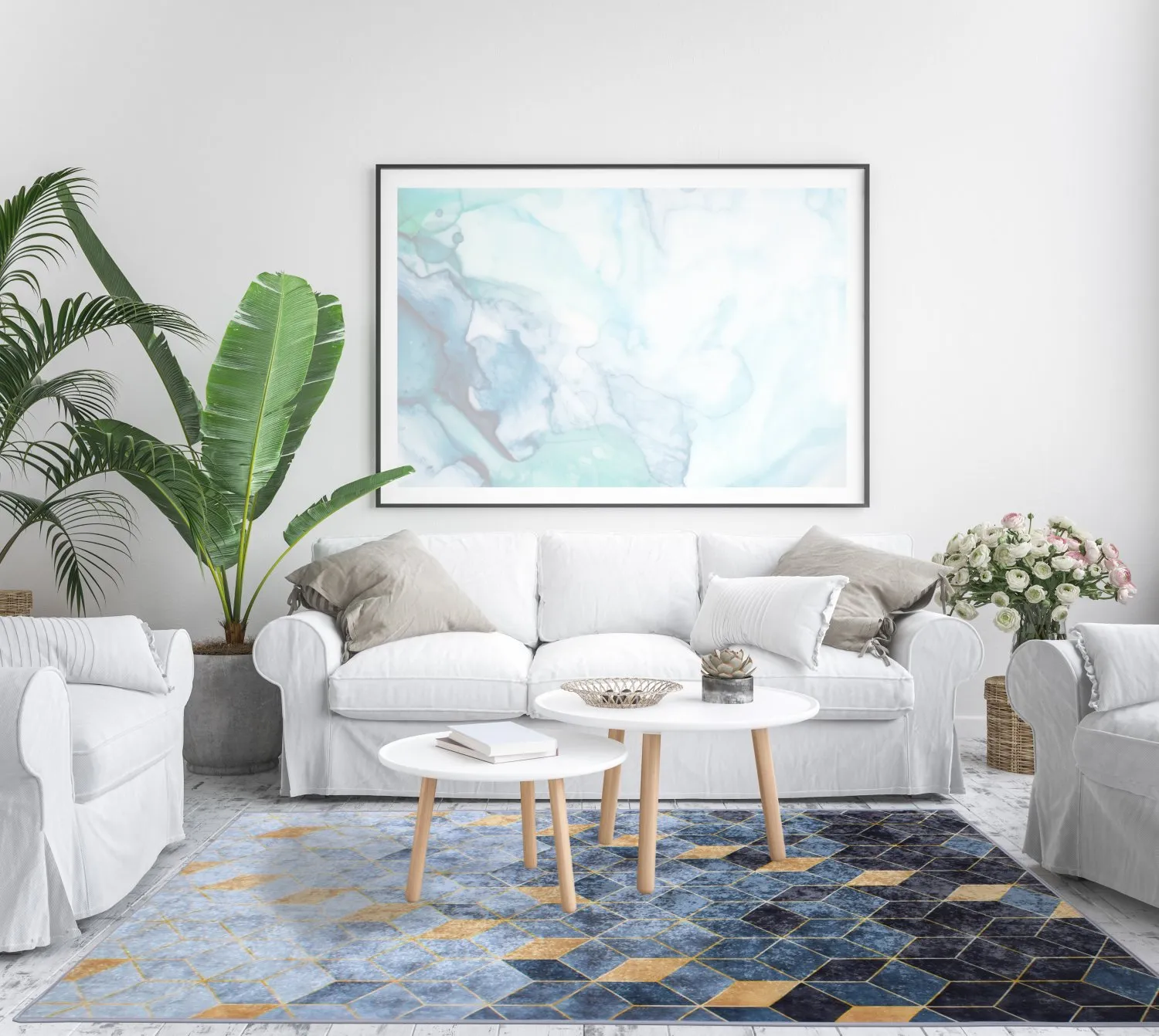 Wilton rug - Brigooda (blue)