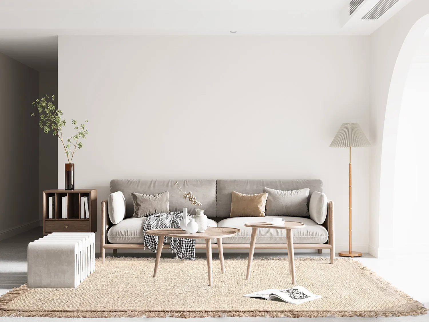 Wool rug - Pike (beige)