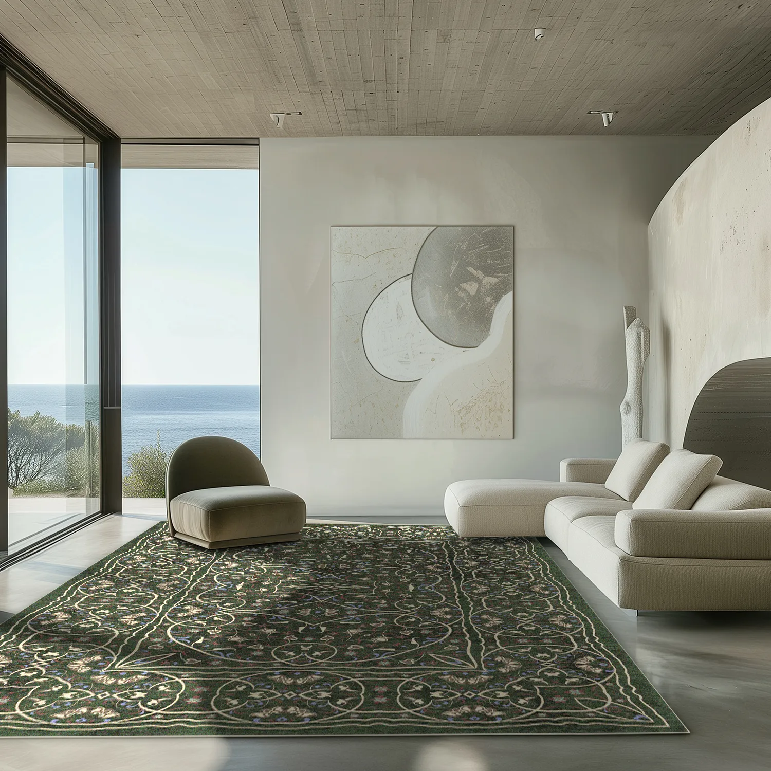 Wilton rug - Dara (green)