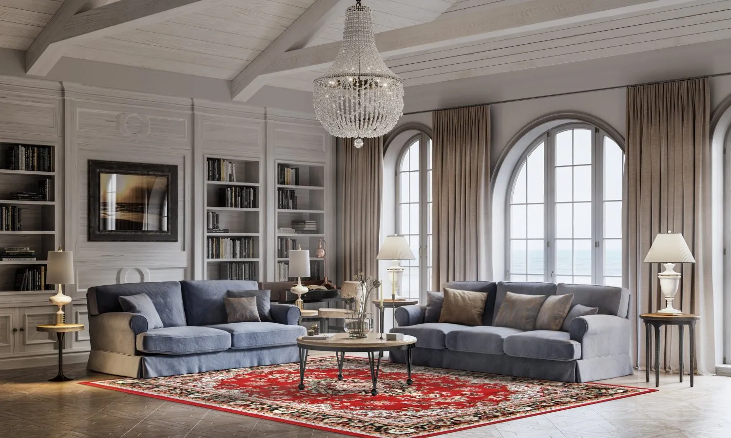 Wilton rug - Peking (red)