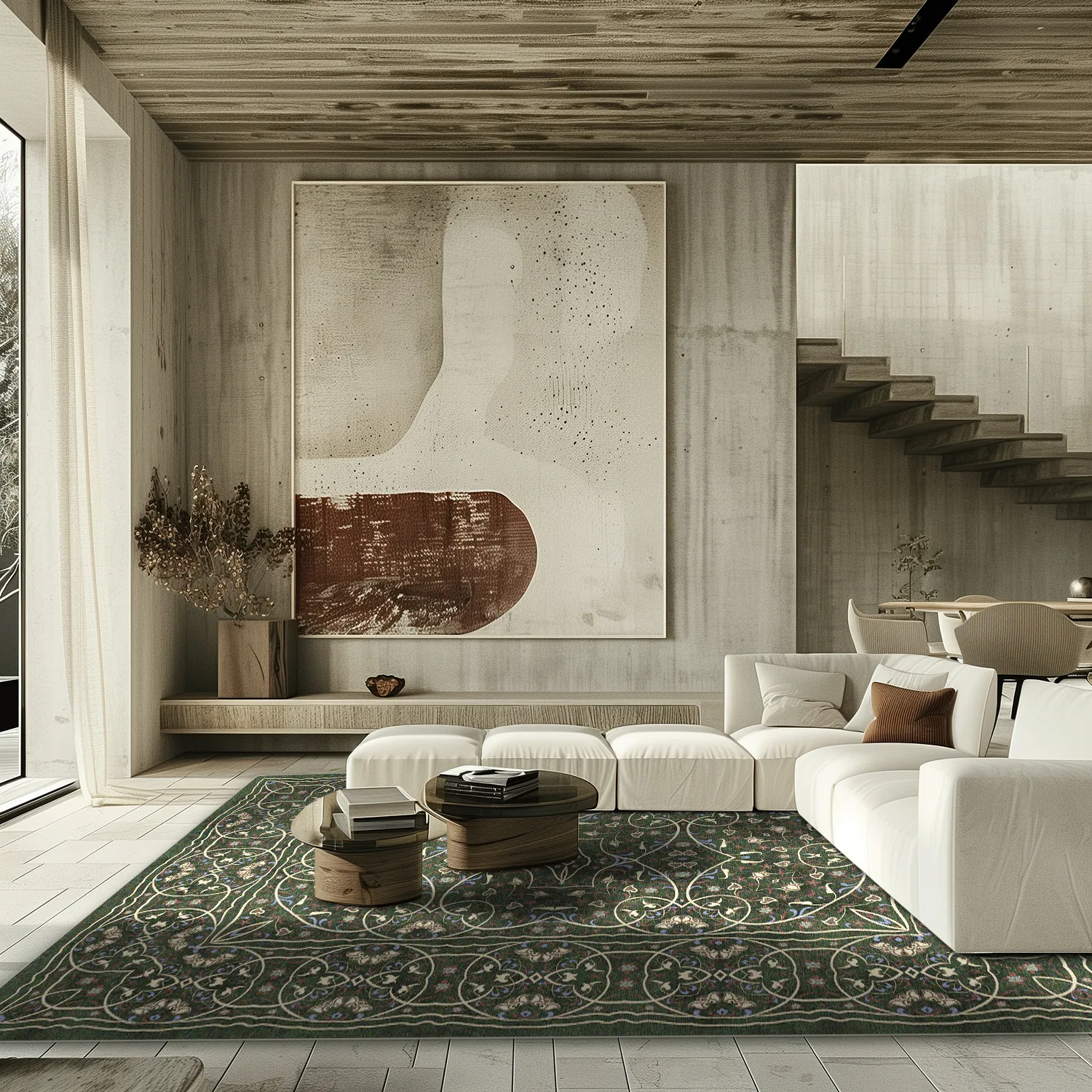 Wilton rug - Dara (green)