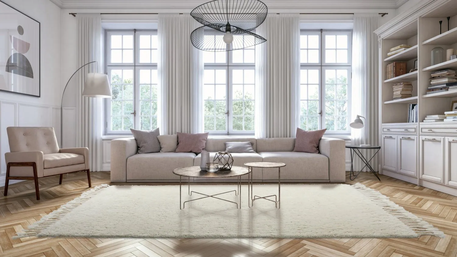 Wool rug - Averdon (offwhite)