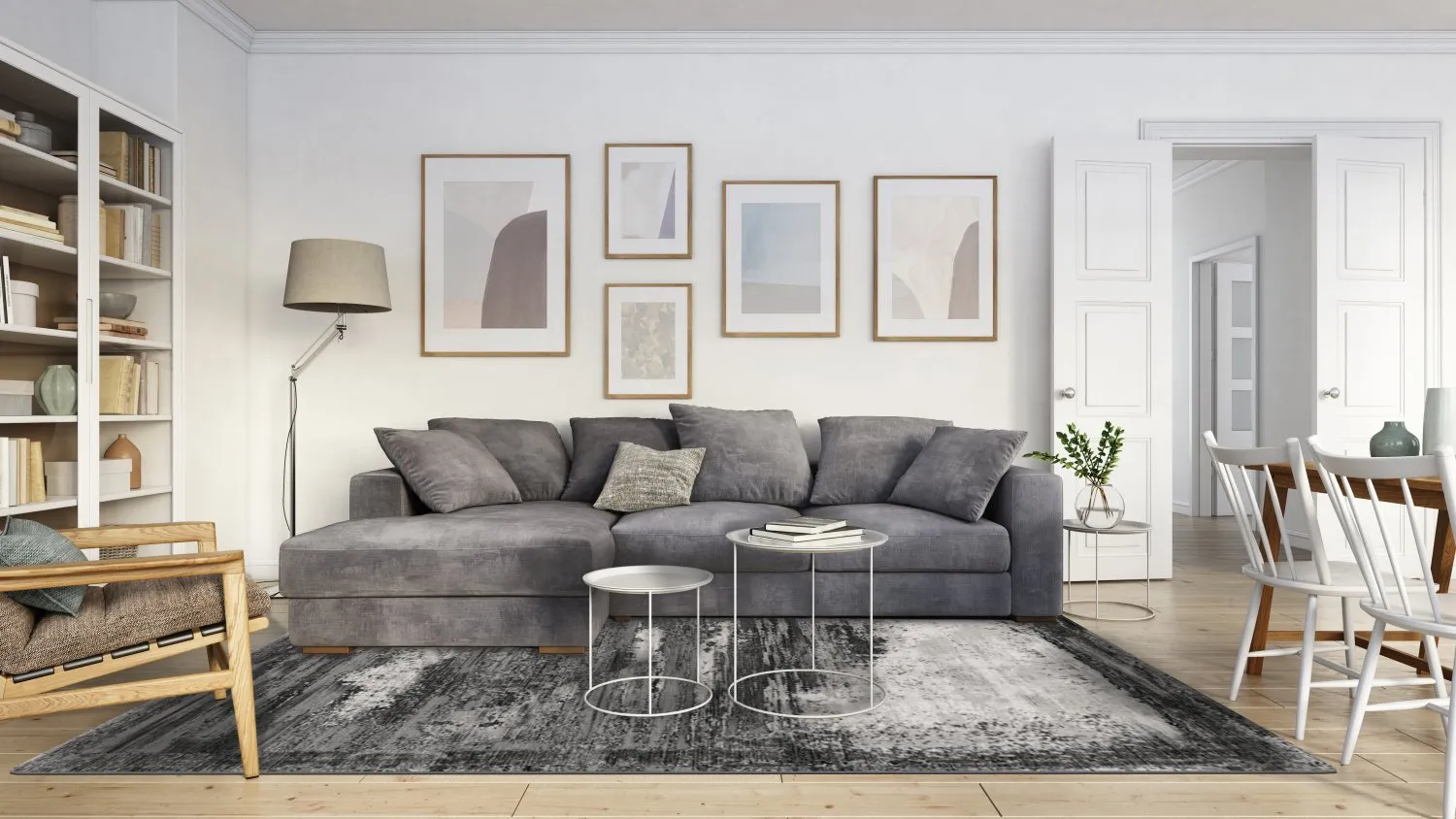 Wilton rug - Sovana (grey)