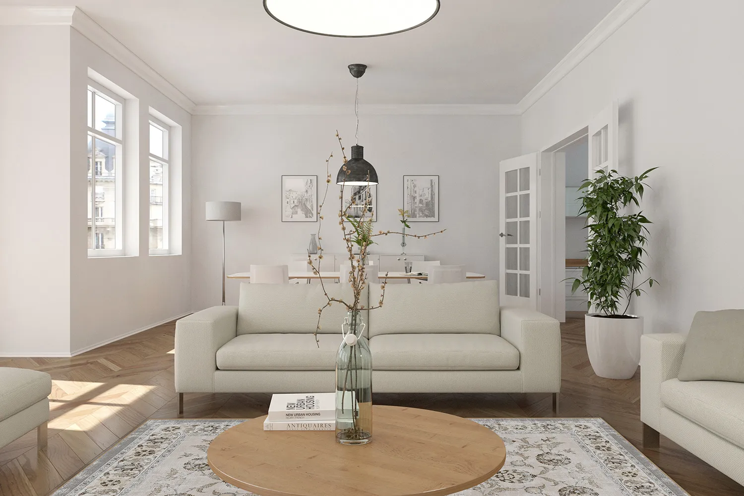 Wilton rug - Adeleine (beige)