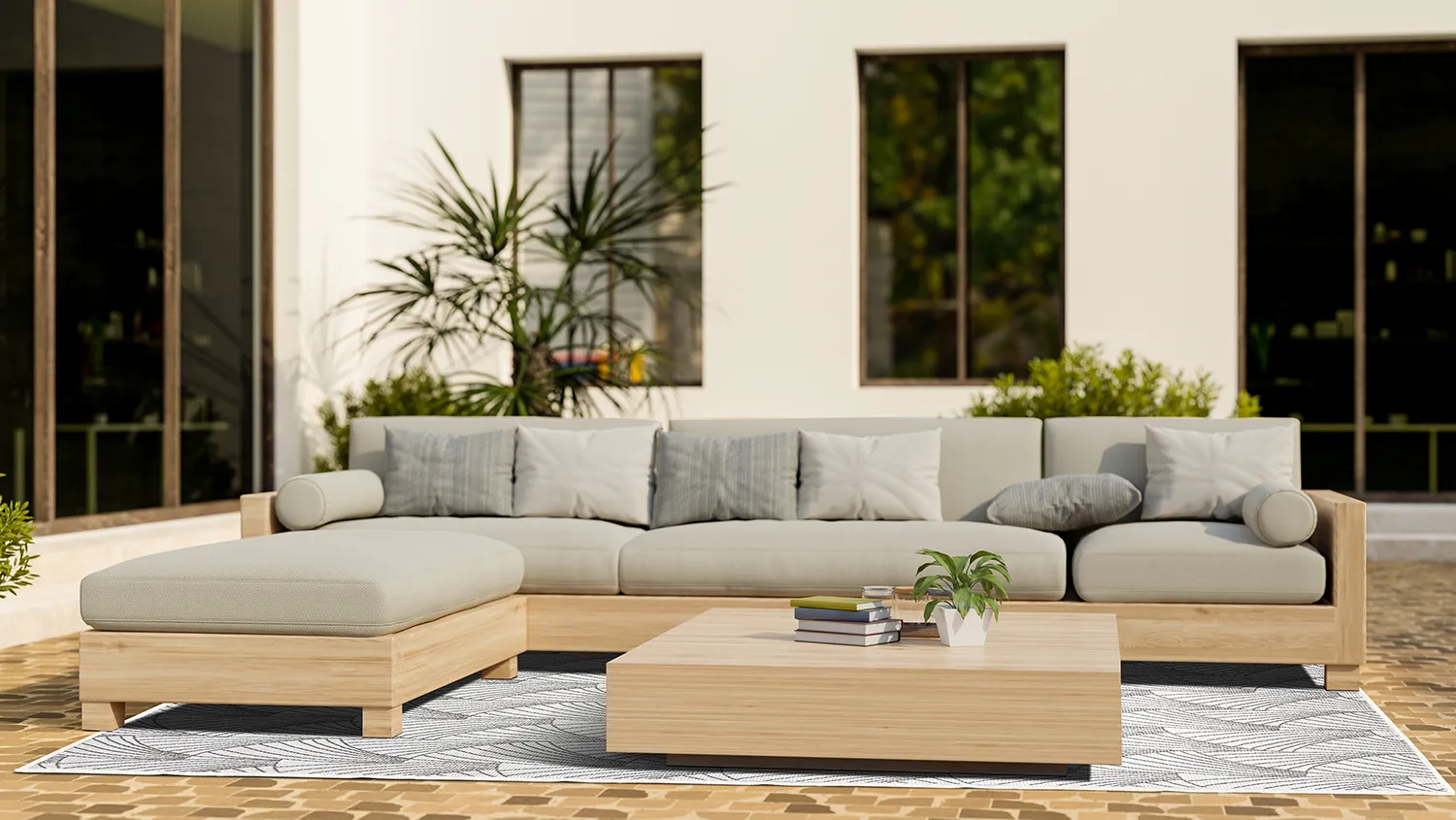 Indoor/Outdoor rug - Beau (beige)