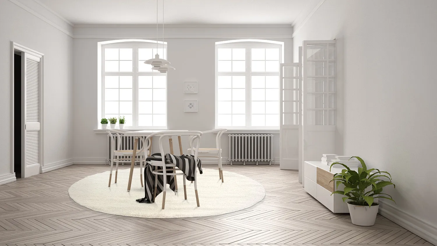 Round rug - Bibury (cream)