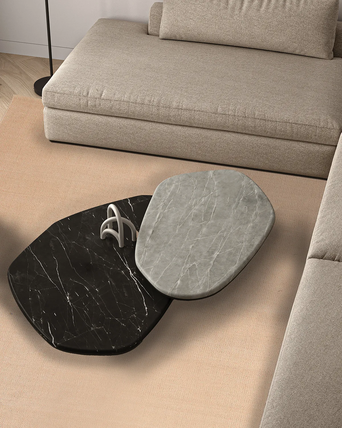 Cotton rug - Billie (beige)