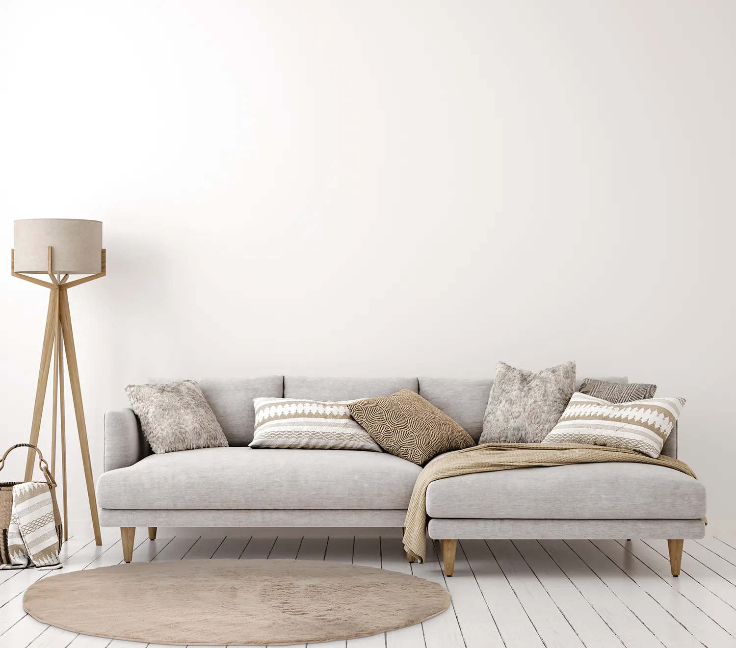 Round rugs - Cloud Super Soft (taupe)