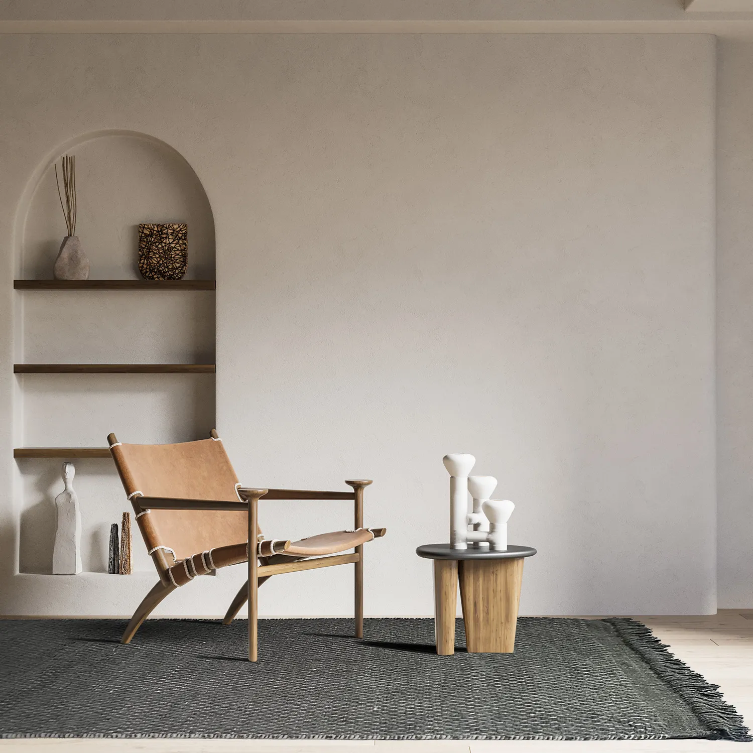 Wool rug - Clovelly (dark grey)