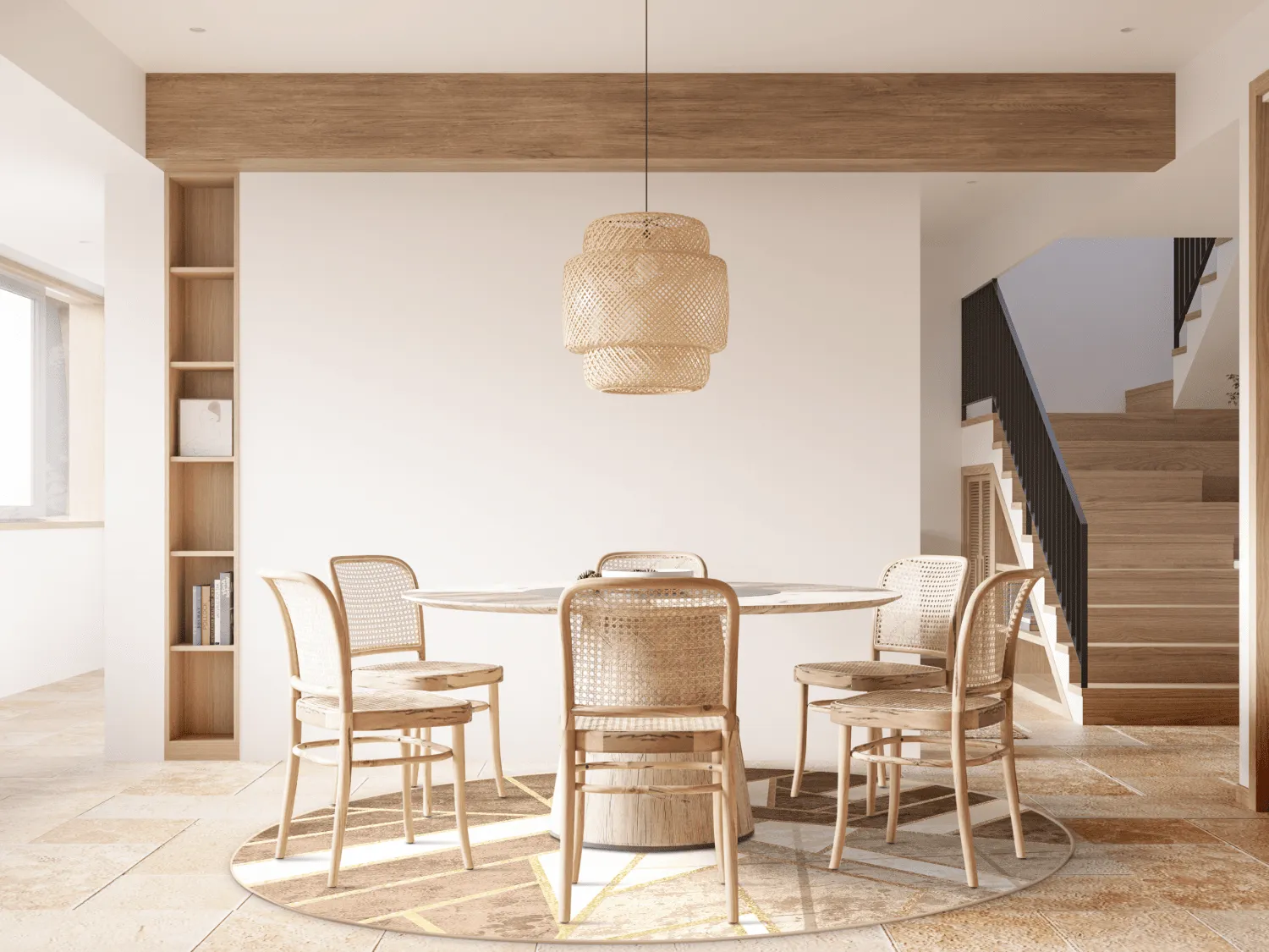Round rug - Amasra (beige)