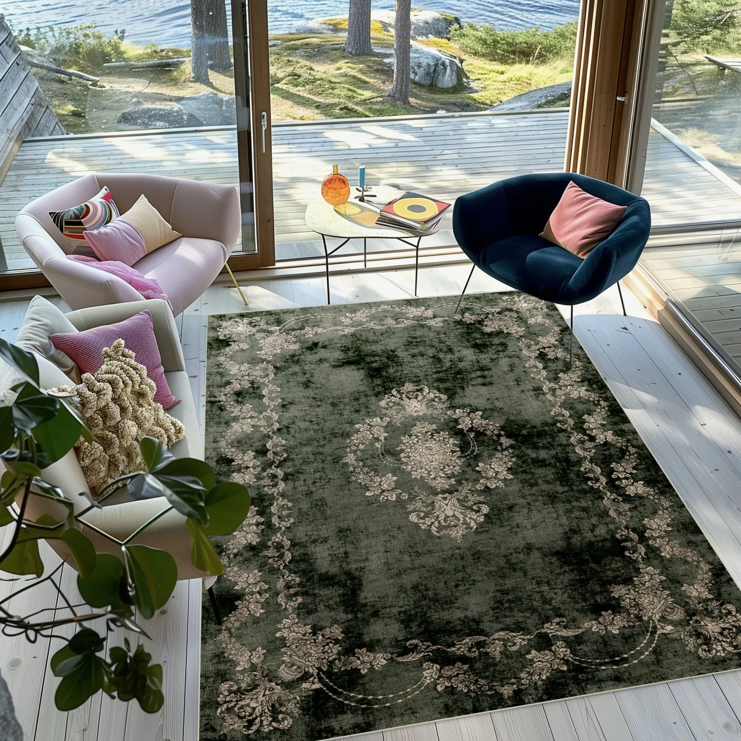Wilton rug - Taknis (dark green)