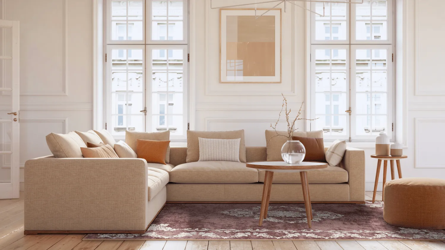 Wilton rug - Taknis (red)