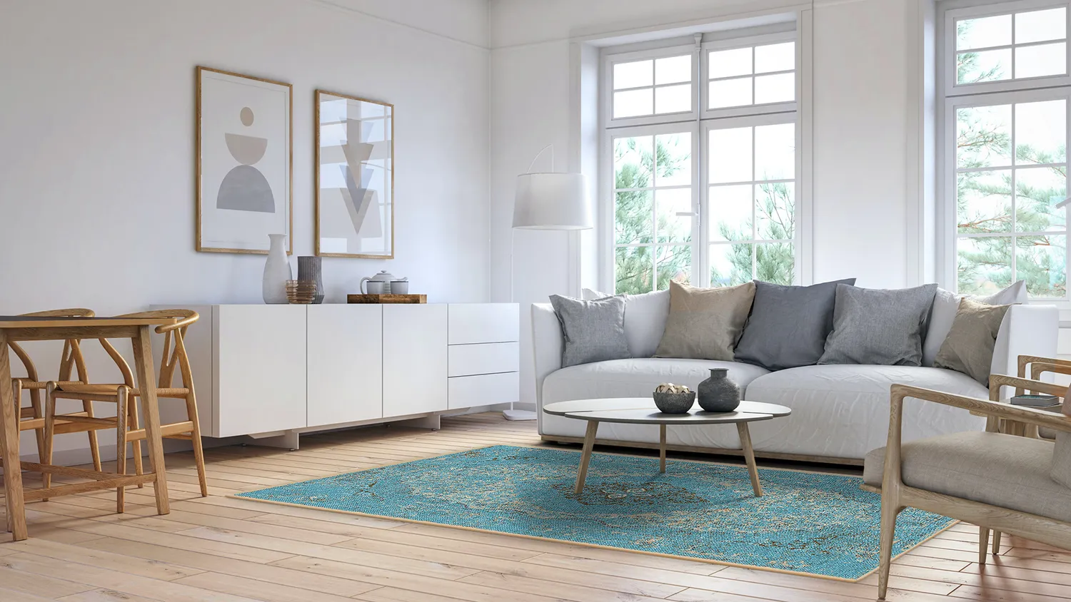 Wilton rug - Lainey (blue)