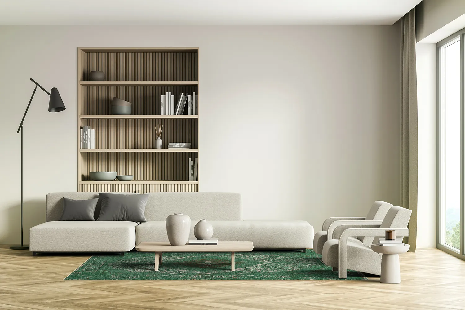 Wilton rug - Lainey (green)