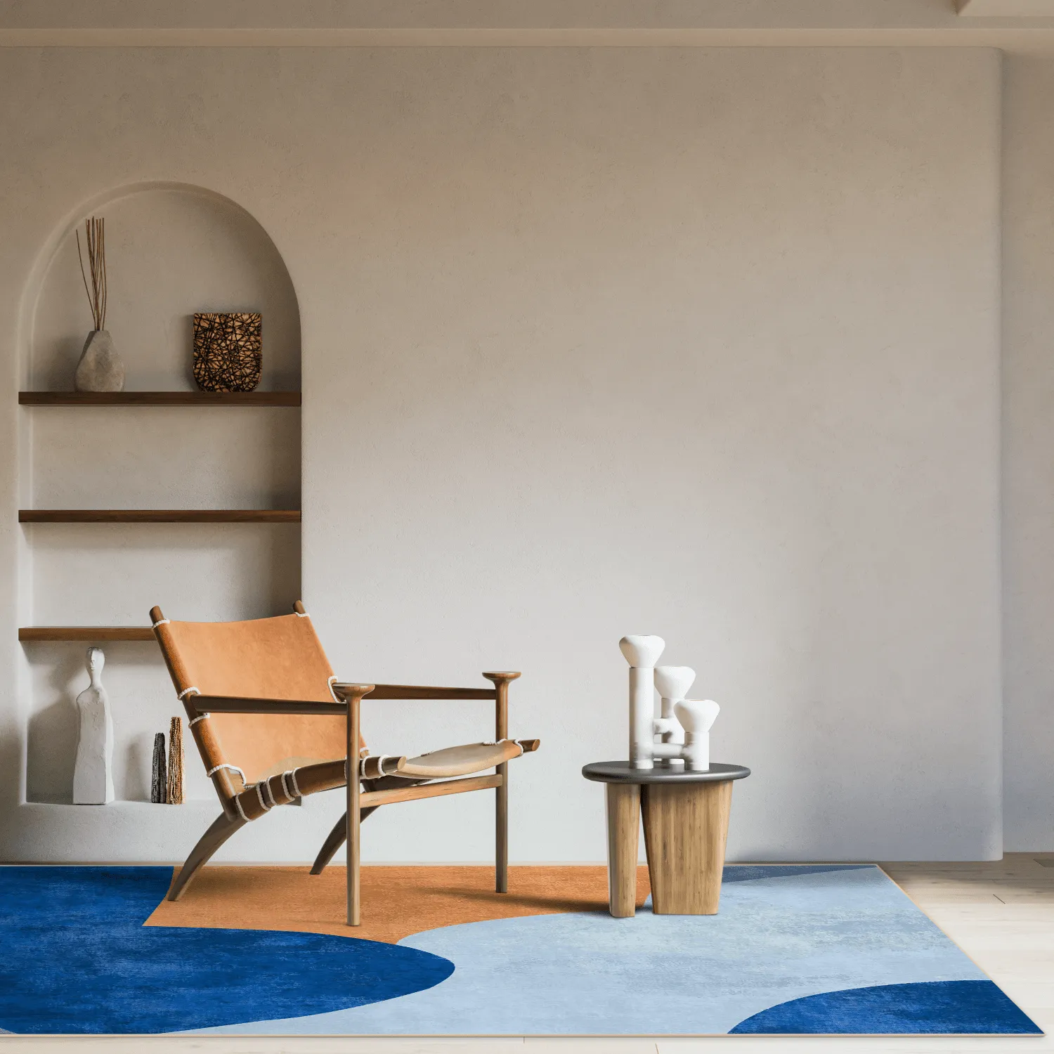 Wilton rug - Lazio (blue)