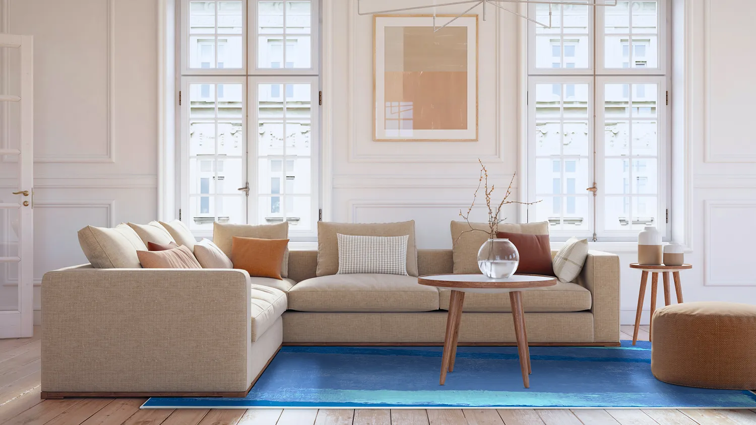Wilton rug - Asti (blue)