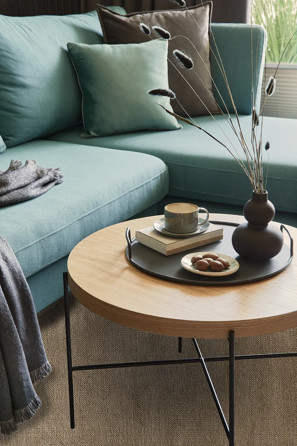 Round rug - Hamilton (brown)