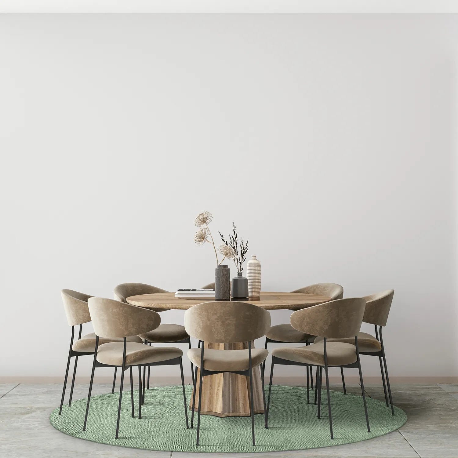 Round rug - Hamilton (green)