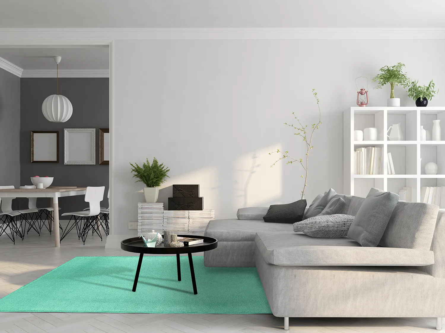 Wool rug - Hamilton (Biscay Green)