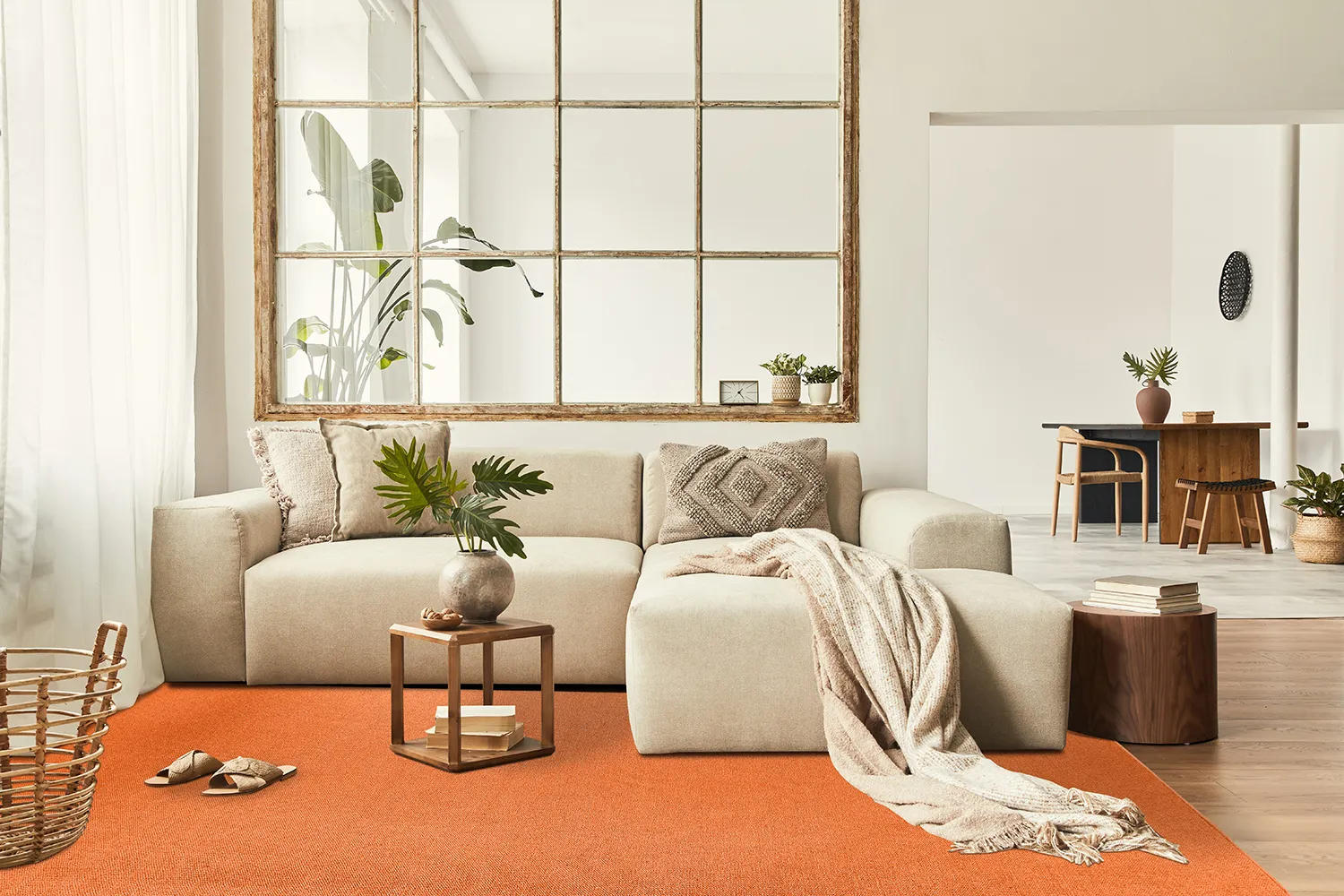 Wool rug - Hamilton (Cinnamon)