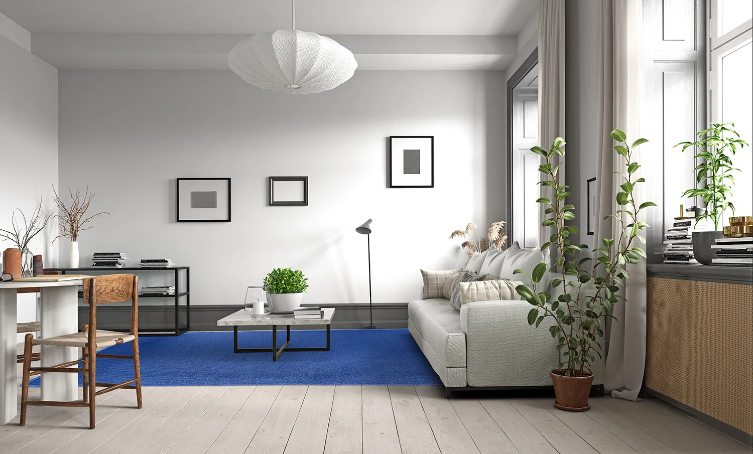 Wool rug - Hamilton (Classic Blue)