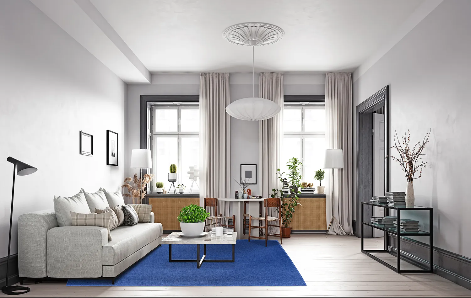 Wool rug - Hamilton (Classic Blue)