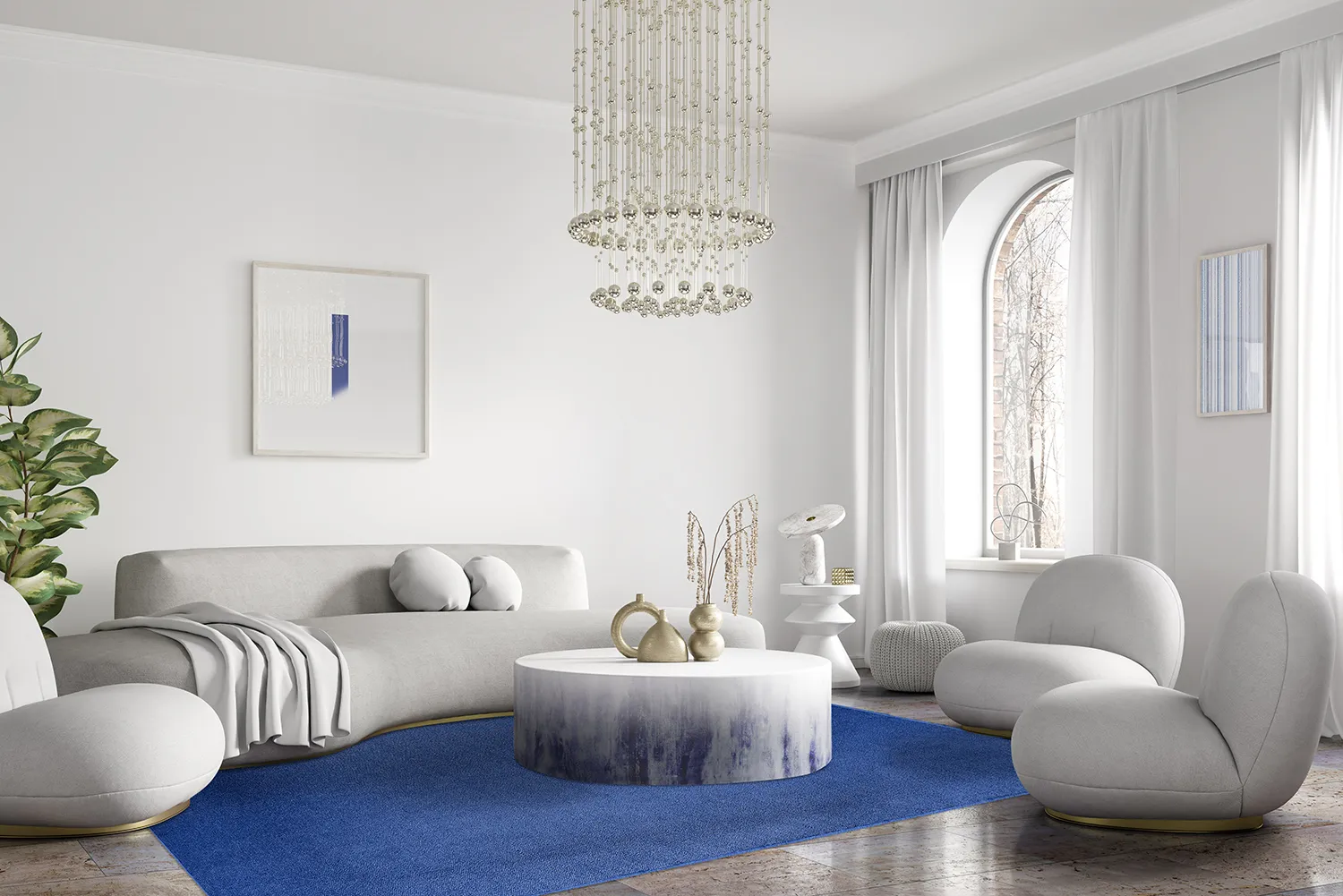 Wool rug - Hamilton (Classic Blue)