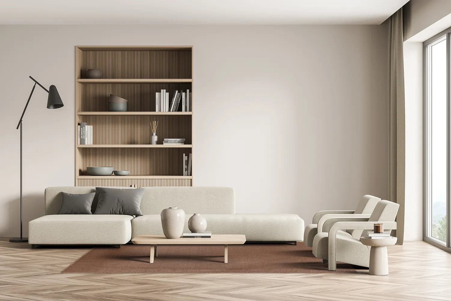 Wool rug - Hamilton (Deep Taupe)