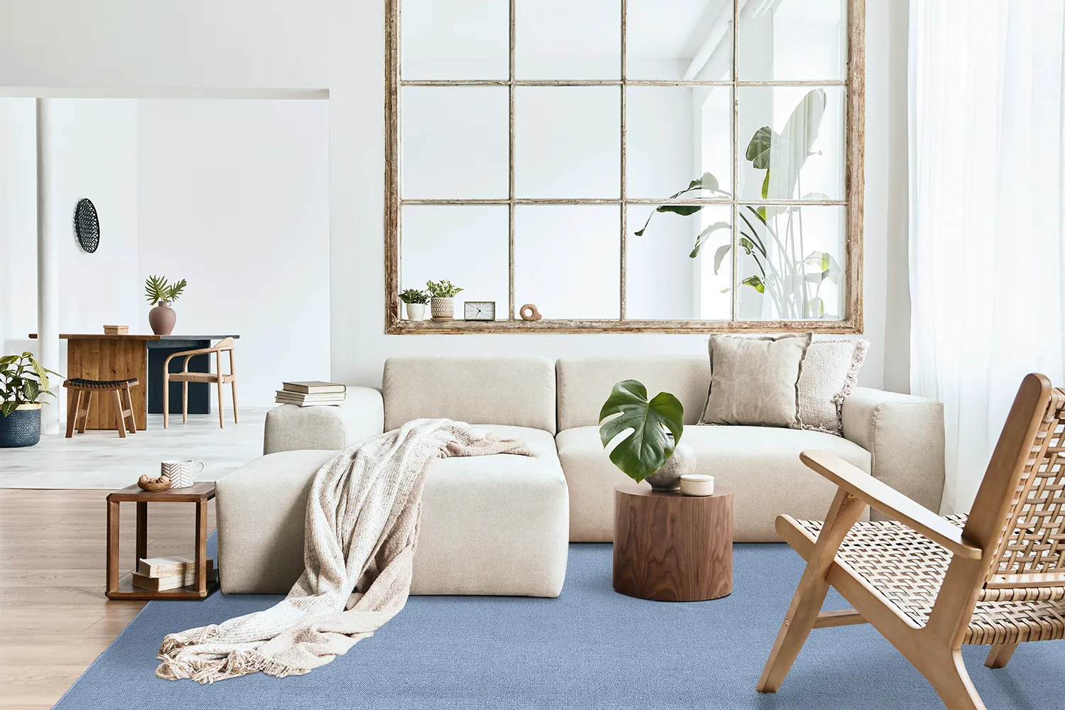 Wool rug - Hamilton (Faded Denim)