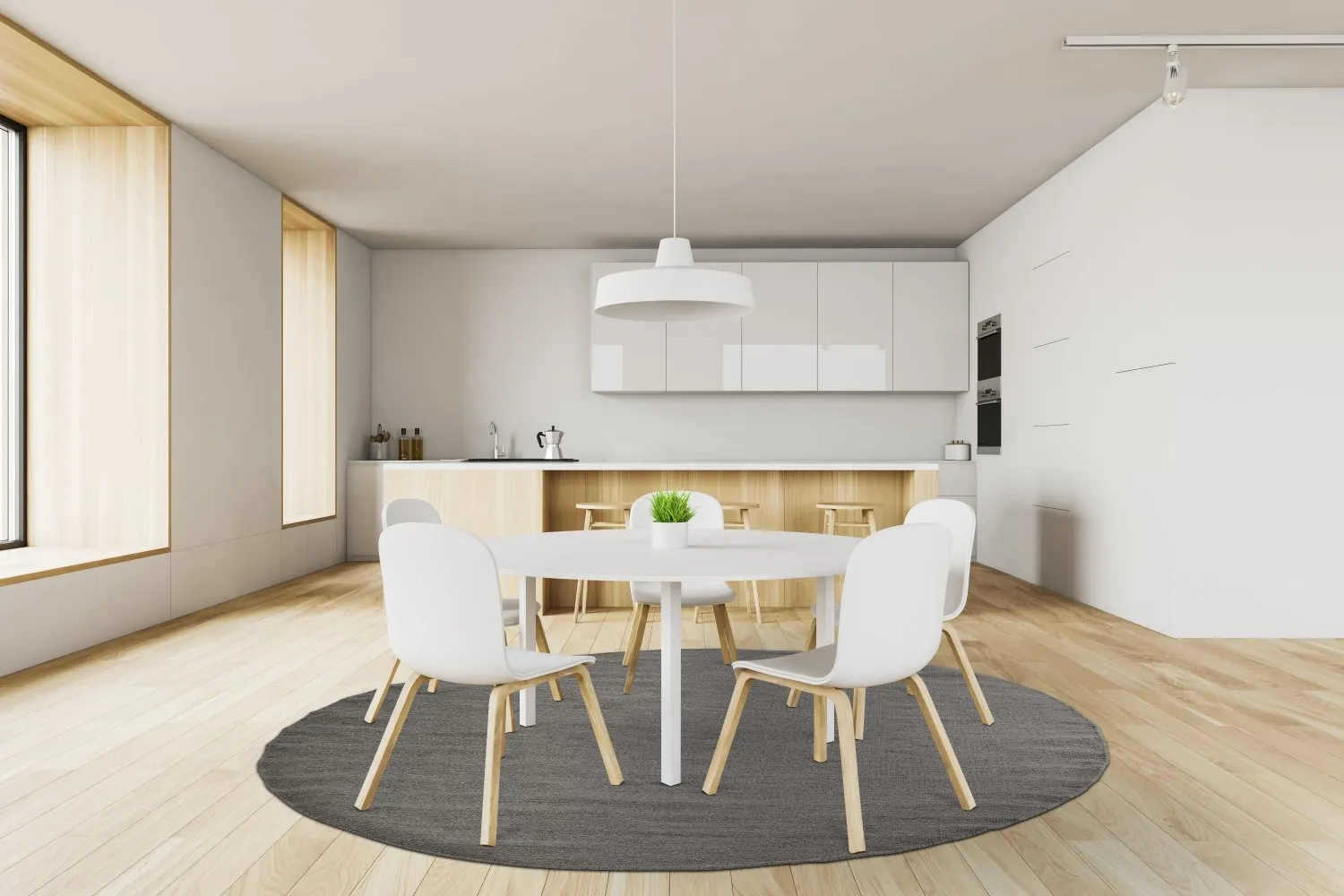 Round rug - Hamilton (Asphalt)