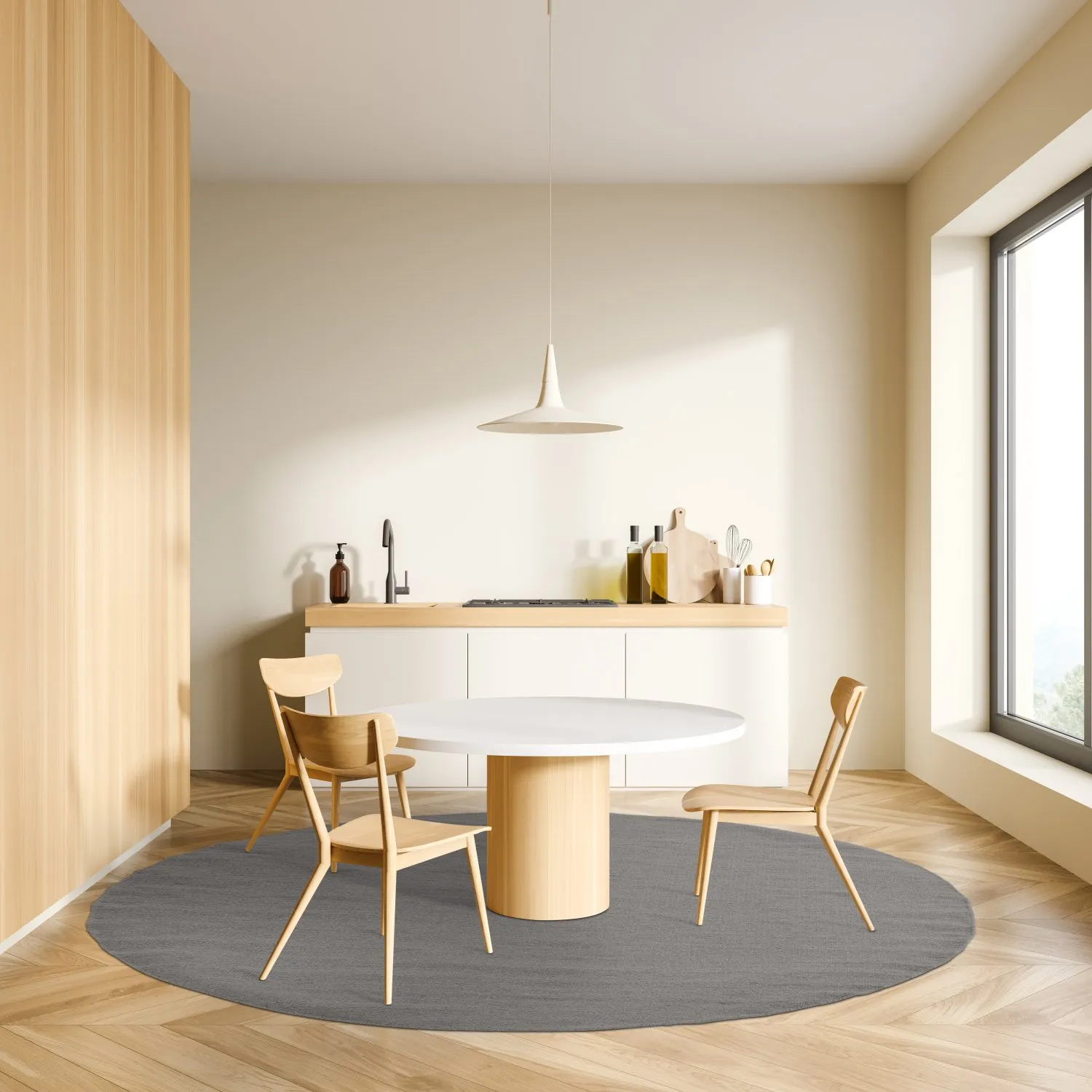 Round rug - Hamilton (Steeple Grey)