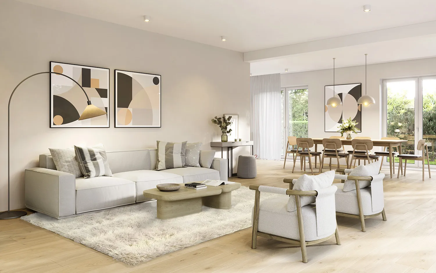 Wool rug - Ives (beige)