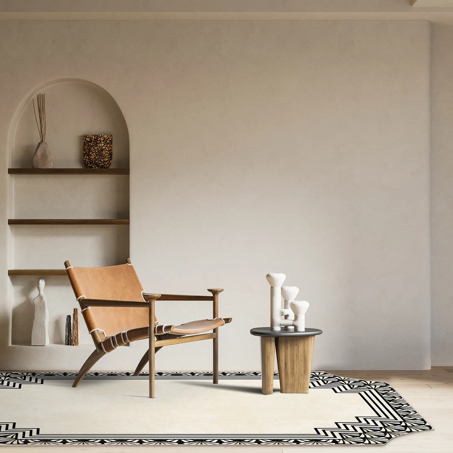 Wilton rug - Cleo (black)