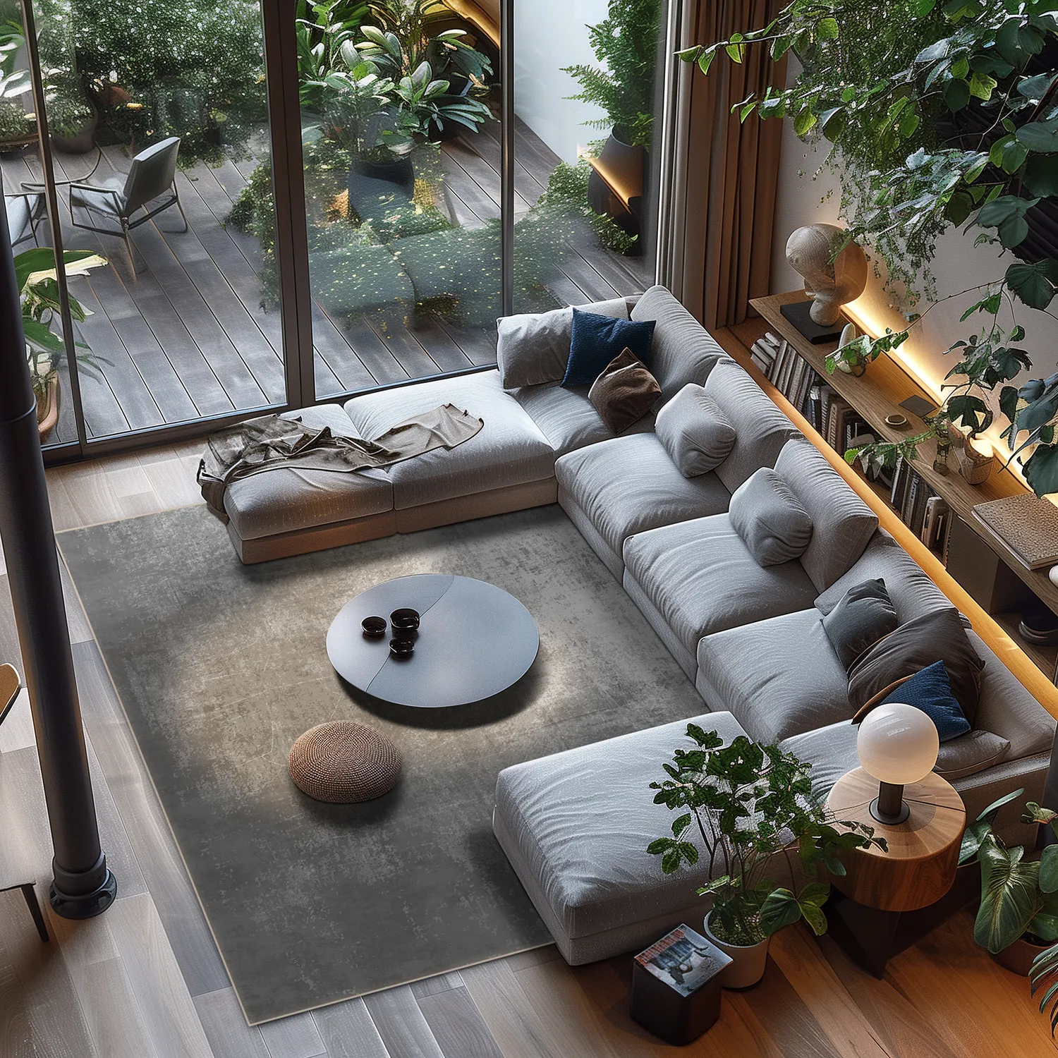 Wilton rug - Lynton (dark grey)