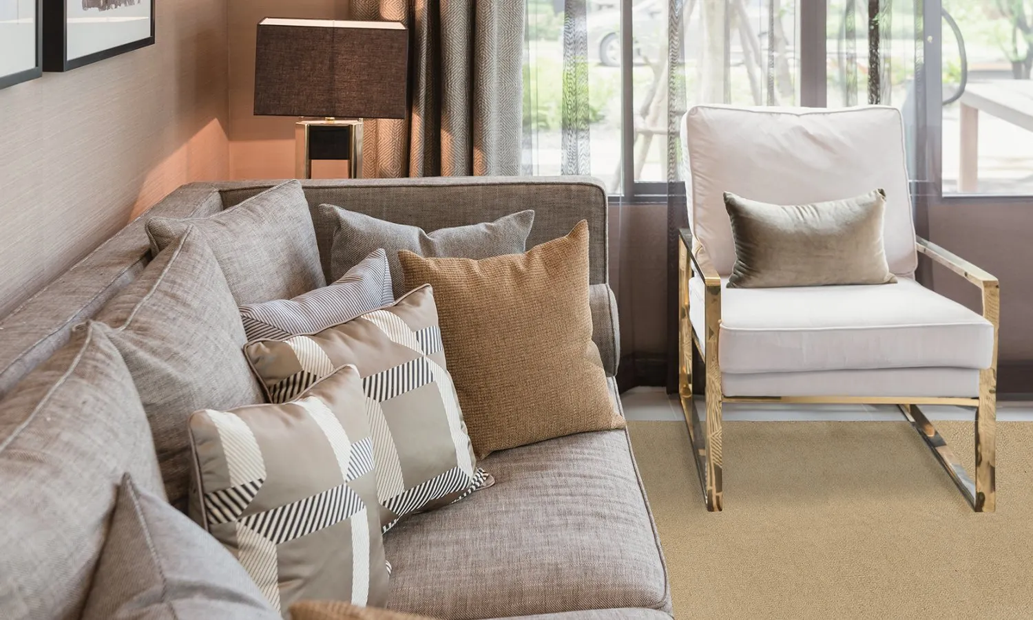 Wool rug - Hamilton (beige)