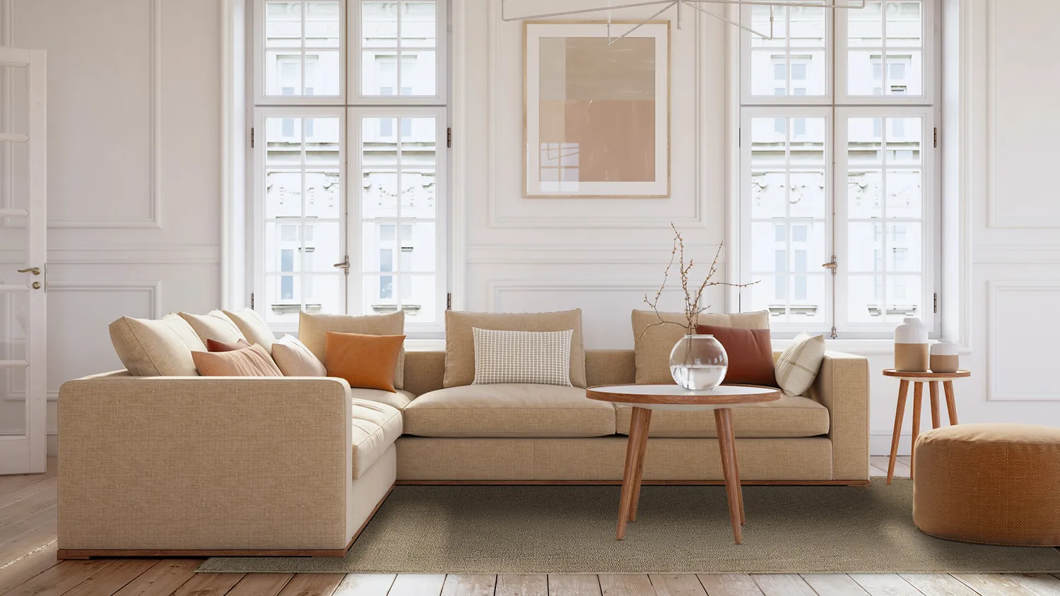 Wool rug - Hamilton (brown)